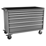 Champion Tool Storage DWS1500-0601IL-MB8-RT-DG | 56-1/2" Width x 43-1/4" Height x 22-1/2" Depth 6 Drawer Powder Coated Steel Mobile Modular Cabinet - Dark Gray