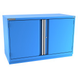 Champion Tool Storage DWS1500-2FDIL-FTB-BB | 56-1/2" Width x 35-7/8" Height x 22-1/2" Depth 2 Doors 1 Shelf Powder Coated Steel Modular Flush Door Cabinets With Shelf - Bright Blue