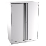 Champion Tool Storage EWS3050-2FDIL-FTB-LG | 47" Width x 66-3/8" Height x 22-1/2" Depth 2 Doors 3 Shelf Powder Coated Steel Modular Flush Door Cabinets With Shelf - Light Gray