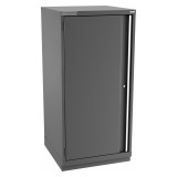 Champion Tool Storage SWS2700-FDIL-FTB-DG | 28-1/4" Width x 59-1/2" Height x 22-1/2" Depth 1 Door 3 Shelf Powder Coated Steel Modular Flush Door Cabinets With Shelf - Dark Gray