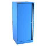 Champion Tool Storage SW2700-FDIL-FTB-BB | 28-1/4" Width x 59-1/2" Height x 28-1/2" Depth 1 Door 3 Shelves Powder Coated Steel Modular Flush Door Cabinet with Shelf - Bright Blue