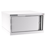 Champion Tool Storage SW600-FDIL-LG | 28-1/4" Width x 15-3/4" Height x 28-1/2" Depth 1 Door Powder Coated Steel Modular Flush Door Cabinet with Shelf - Light Gray