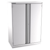 Champion Tool Storage EW3050-2FDIL-FTB-LG | 47" Width x 66-3/8" Height x 28-1/2" Depth 2 Door 3 Shelves Powder Coated Steel Modular Flush Door Cabinet with Shelf - Light Gray