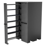 Champion Tool Storage VSCC5-DG | 40" Width x 84" Height x 41" Depth 4 Drawer 20 Shelves Powder Coated Steel Vertical Storage Cabinet - Dark Gray