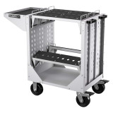 Champion Tool Storage NCTCC4-LG | 40" Width x 36-3/4" Height x 20-1/4" Depth 1 Shelf Powder Coated Steel CNC Transport Cart - Light Gray