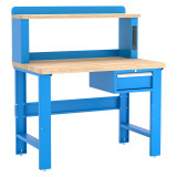 Champion Tool Storage WB102-B4830-BB | 48" Width x 35-1/4" Height x 30" Depth 1 Drawer Powder Coated Steel Work Bench - Bright Blue
