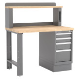 Champion Tool Storage WB202-B4830-DG | 48" Width x 35-1/4" Height x 30" Depth 4 Drawer Powder Coated Steel Work Bench - Dark Gray