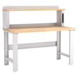 Champion Tool Storage WB002-B6030-LG | 60" Width x 35-1/4" Height x 30" Depth Powder Coated Steel Work Bench - Light Gray