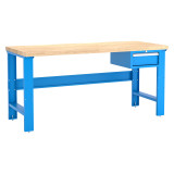 Champion Tool Storage WB100-B7230-BB | 72" Width x 35-1/4" Height x 30" Depth 1 Drawer Powder Coated Steel Work Bench - Bright Blue