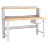 Champion Tool Storage WB101-B7230-LG | 72" Width x 35-1/4" Height x 30" Depth 1 Drawer Powder Coated Steel Work Bench - Light Gray
