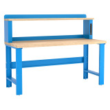 Champion Tool Storage WB002-B7230-BB | 72" Width x 35-1/4" Height x 30" Depth Powder Coated Steel Work Bench - Bright Blue