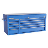 Champion Tool Storage FMP5410TC-BL | 54" Width x 23" Height x 20" Depth 10 Drawer Powder Coated Steel Top Chest Tool Storage - Gloss Blue