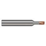 Harvey Tool 712408-C10 | 1/8" Diameter x 1/4" Shank x 1/8" LOC x 2" OAL 4 Flute C10 Coated High-Feed End Mill