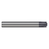 Harvey Tool 712600-C6 | 0.249" Pilot Diameter x 1/2" Shank x 0.100" Radius x 3" OAL 4 Flute C6 Coated Corner Rounding End Mill