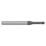 Harvey Tool 717308 | 0.125" Diameter x 1/8" Shank x 0.015" Corner Radius x 0.187" LOC x 3" OAL 4 Flute C5 Coated Corner Radius End Mill