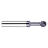 Harvey Tool 716608-C3 | 0.125" Diameter x 1/8" Shank x 0.062" Radius x 0.116" LOC x 1-1/2" OAL 4 Flute C3 Coated Undercutting End Mill