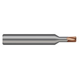 Harvey Tool 710216-C10 | 1/4" Diameter x 1/4" Shank x 1/4" LOC x 2" OAL 5 Flute C10 Coated High-Feed End Mill
