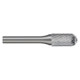 Harvey Tool 708112 | SC-53 Size x 3/16" Diameter x 1/8" Shank x 1/2" LOC x 2" OAL Uncoated Double Cut Burr