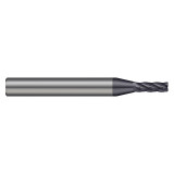 Harvey Tool 719410-C3 | 0.250" Diameter x 1/4" Shank x 0.010" Corner Radius x 0.375" LOC x 2-1/2" OAL 5 Flute C3 Coated Corner Radius End Mill
