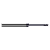 Harvey Tool 797578-C6 | 0.078" Diameter x 1/8" Shank x 0.117" LOC x 2-1/2" OAL 4 Flute C6 Coated Ball End Mill