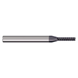 Harvey Tool 873124-C6 | 0.375" Diameter x 3/8" Shank x 0.005" Corner Radius x 1.125" LOC x 2-1/2" OAL 7 Flute C6 Coated Corner Radius End Mill