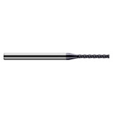 Harvey Tool 917125 | 0.250" Diameter x 1/4" Shank x 0.025" Corner Radius x 1.250" LOC x 4" OAL 4 Flute Uncoated Corner Radius End Mill