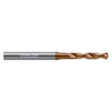 Valor V393945-X | 0.204" Diameter x 6.00mm Shank x 0.789" Flute Length x 63.00mm OAL 2 Flute Val-Max X Coated High Performance Drill