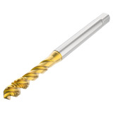 Seco Tools 10139156 | T32-R40N08C03-8-32-21R UNC8-32 Thread Size x 0.164" Diameter x 0.177" Shank x 2.543" OAL 40 Degree Helix Angle 3 Flute TiAIN+TiN Coated HSS-E Spiral Flute Tap