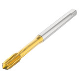 Seco Tools 10139246 | T33-FSN09C03-1/4-28-22R UNF 1/4"-28 Thread Size x 0.250" Diameter x 0.276" Shank x 3.244" OAL 5 Flute TiAIN+TiN Coated HSS-E Thread Forming Tap