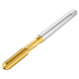 Seco Tools 10139684 | T32-SN02C03-8X1-63R MF8X1.0 Thread Size x 0.315" Diameter x 0.315" Shank x 3.673" OAL 3 Flute TiAIN+TiN Coated HSS-E Straight Flute Tap