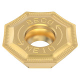 Seco Tools 02505887 | 0.706" Inscribed Circle Diameter x 0.020" Radius x 0.180" Thickness 8 Cutting Edge Carbide Octomill Insert