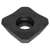 Seco Tools 02566285 | 0.625" Inscribed Circle Diameter x 0.059" Radius x 0.219" Thickness 4 Cutting Edge Carbide Quattromill Insert