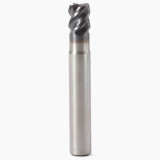 Seco Tools 02587615 | 2.00mm Diameter x 6.00mm Shank x 0.20mm Radius x 50.00mm OAL 3 Flute 50 Degree Helix Angle MEGA-64 Coated Carbide Corner Radius End Mill