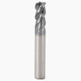 Seco Tools 02733944 | 4.00mm Diameter x 6.00mm Shank x 0.20mm Radius x 55.00mm OAL 3 Flute 48 Degree Helix Angle SIRON-A Coated Carbide Corner Radius End Mill