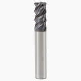 Seco Tools 02734065 | 4.00mm Diameter x 6.00mm Shank x 0.20mm Radius x 50.00mm OAL 2 Flute 48 Degree Helix Angle MEGA-64 Coated Carbide Corner Radius End Mill