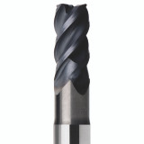 Seco Tools 02766989 | 12.00mm Diameter x 12.00mm Shank x 2.50mm Radius x 90.00mm OAL 4 Flute 44 Degree Helix Angle MEGA-64 Coated Carbide Corner Radius End Mill