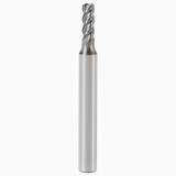 Seco Tools 02828264 | 5.00mm Diameter x 6.00mm Shank x 0.20mm Radius x 55.00mm OAL 4 Flute 40 Degree Helix Angle SIRON-A Coated Carbide Corner Radius End Mill