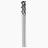 Seco Tools 02881695 | 6.00mm Diameter x 6.00mm Shank x 1.00mm Radius x 57.00mm OAL 3 Flute 48 Degree Helix Angle SIRON-A Coated Carbide Corner Radius End Mill