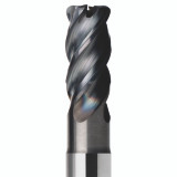 Seco Tools 02927946 | 12.00mm Diameter x 12.00mm Shank x 1.00mm Radius x 90.00mm OAL 4 Flute 42 Degree Helix Angle SIRON-A Coated Carbide Corner Radius End Mill