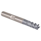 Seco Tools 03029952 | 6.00mm Diameter x 6.00mm Shank x 1.00mm Radius x 57.00mm OAL 4 Flute 48 Degree Helix Angle SIRON-A Coated Carbide Corner Radius End Mill