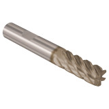Seco Tools 03060348 | 12.00mm Diameter x 12.00mm Shank x 0.50mm Radius x 83.00mm OAL 6 Flute 38 Degree Helix Angle HXT Coated Carbide Corner Radius End Mill