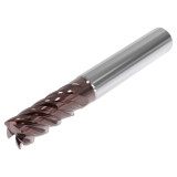 Seco Tools 03186926 | 6.00mm Diameter x 6.00mm Shank x 0.50mm Radius x 57.00mm OAL 5 Flute 48 Degree Helix Angle HXT Coated Carbide Corner Radius End Mill
