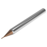 Seco Tools 03205129 | 0.80mm Diameter x 4.00mm Shank x 0.10mm Radius x 40.00mm OAL 2 Flute 28 Degree Helix Angle HXT Coated Carbide Corner Radius End Mill