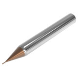 Seco Tools 03205140 | 1.00mm Diameter x 6.00mm Shank x 0.05mm Radius x 50.00mm OAL 2 Flute 28 Degree Helix Angle HXT Coated Carbide Corner Radius End Mill