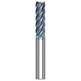 Seco Tools 10115745 | S638R.375D1R030.0Z6 0.375" Diameter x 0.375" Shank x 0.030" Radius x 3.000" OAL 6 Flute HTA Coated Carbide Corner Radius End Mill