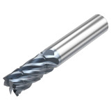 Seco Tools 10115860 | SCS638.375D3S.0Z6 0.375" Diameter x 0.375" Shank x 3.000" OAL 6 Flute 38 Degree Helix Angle HTA Coated Carbide Roughing & Finishing End Mill