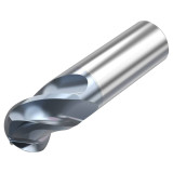 Seco Tools 10115902 | STB440.2.375D3B.0Z4 0.375" Diameter x 0.375" Shank x 0.188" Radius x 3.000" OAL 4 Flute HTA Coated Carbide Ball End Mill