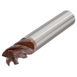 Seco Tools 10164869 | 6.00mm Diameter x 6.00mm Shank x 0.50mm Radius x 50.00mm OAL 4 Flute 48 Degree Helix Angle HXT Coated Carbide Corner Radius End Mill