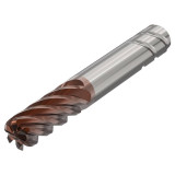 Seco Tools 10228467 | 20.00mm Diameter x 20.00mm Shank x 2.00mm Radius x 105.00mm OAL 6 Flute 38 Degree Helix Angle HXT Coated Carbide Corner Radius End Mill