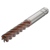 Seco Tools 10228482 | 16.00mm Diameter x 16.00mm Shank x 1.00mm Radius x 130.00mm OAL 6 Flute 38 Degree Helix Angle HXT Coated Carbide Corner Radius End Mill